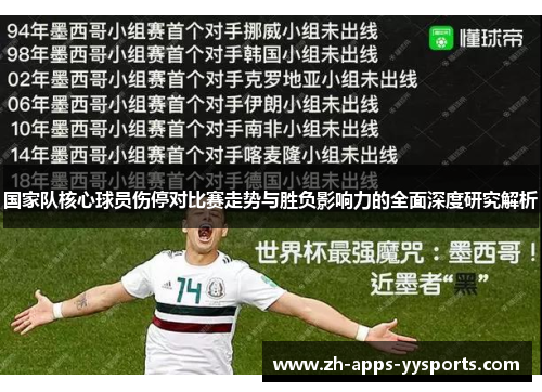 国家队核心球员伤停对比赛走势与胜负影响力的全面深度研究解析
